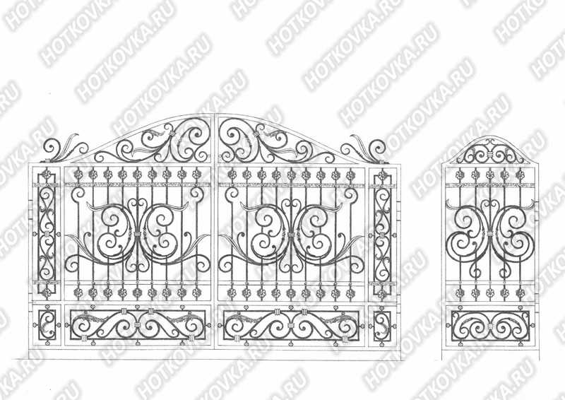 Дизайн калиток и ворот дома (50 фото): красивые и практичные варианты