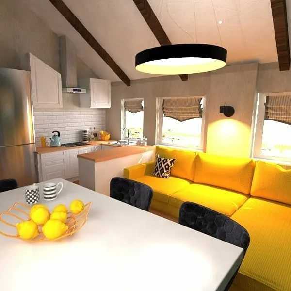 Дизайн кухни-гостиной в квартире: 7 современных проектов