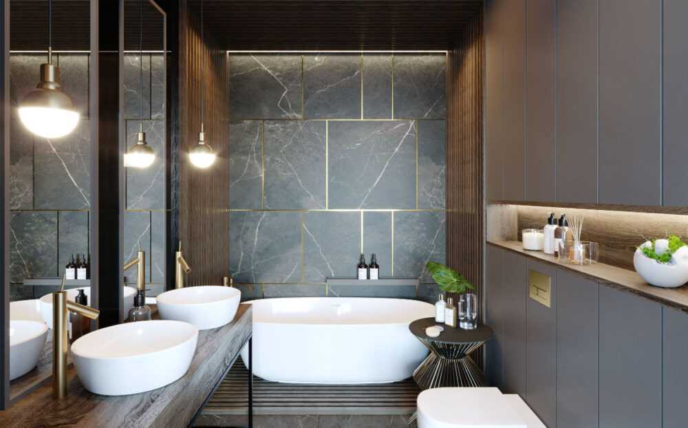 Плитка для ванной комнаты: фото дизайн 2021 года