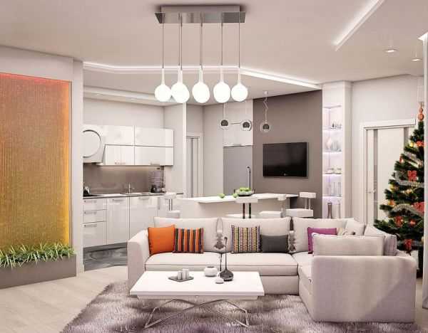 Дизайн интерьера кухни-гостиной в 2021 году