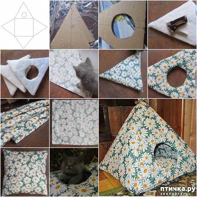 Дом для кошки: как сделать своими руками Пошаговая инструкция (2021), подробные видео мастер-классы по созданию дома для кошки из картона, фанеры, ткани.