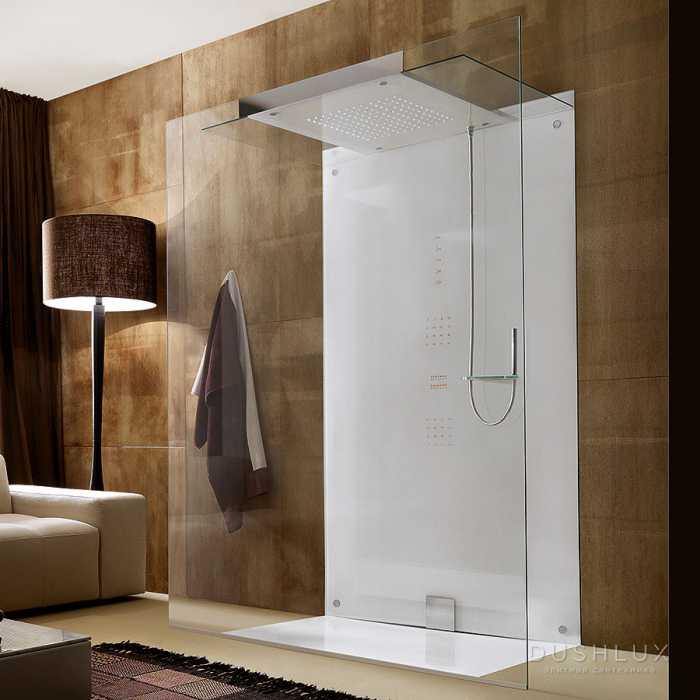 Душевые ограждения из стекла без поддона (55 фото): стиль и воздушность ванной комнаты — дом&стройка