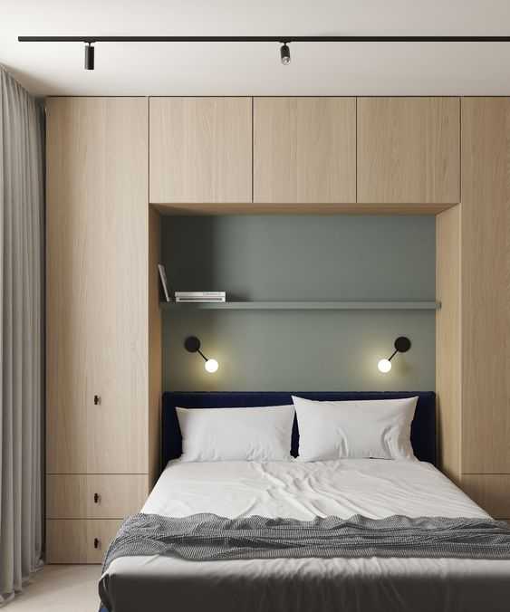Кровать, встроенная в шкаф: современное решение при нехватке места