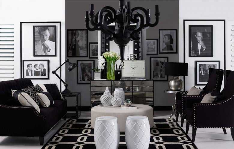Черно белый цвет в интерьере: подходящие сочетания в дизайне интерьера (66 фото) | дизайн и интерьер