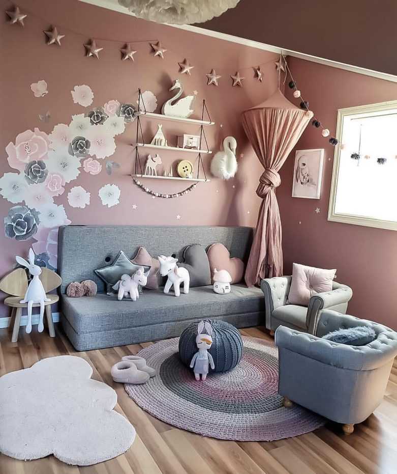 Декор детской комнаты — учимся делать красивый декор своими руками из подручных материалов, фото лучших идей дизайна