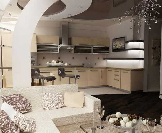 Есть решение: 9 вариантов дизайна кухни-гостиной 30 кв.м