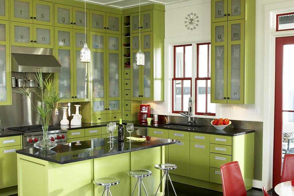 Цвет кухни - идеальное сочетание (85 фото) | +100 идей !!!