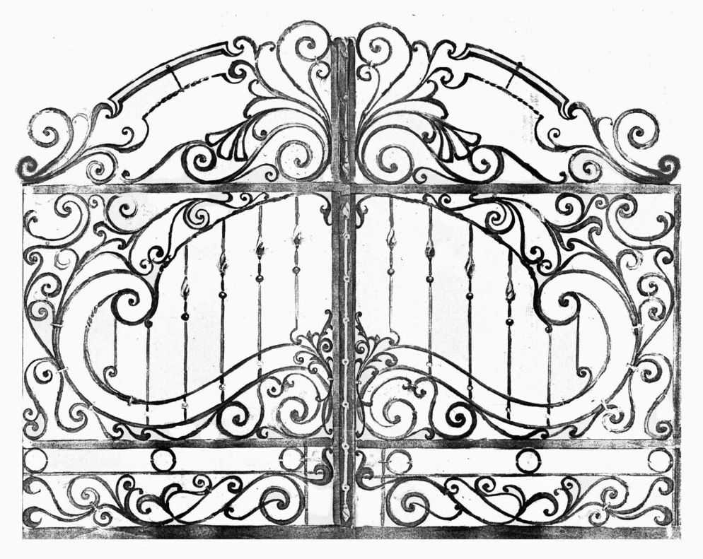 Ворота с элементами ковки - отличное сочетание эстетики и функциональности