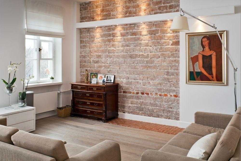 Кирпичная стена в интерьере – эффектный способ преображения вашего дома (260+ фото). сочетание в гостиной, на кухне, в спальне
