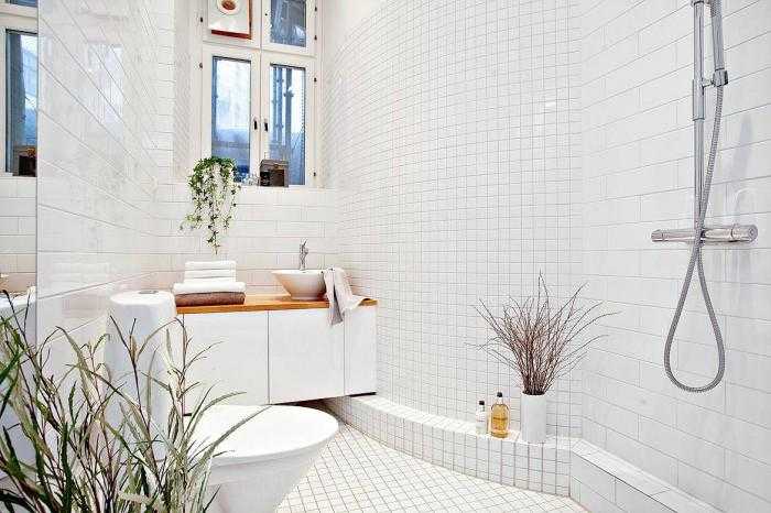 Ванная в скандинавском стиле: идеи дизайна и украшения интерьера ванной комнаты (фото обзор практичных решений)