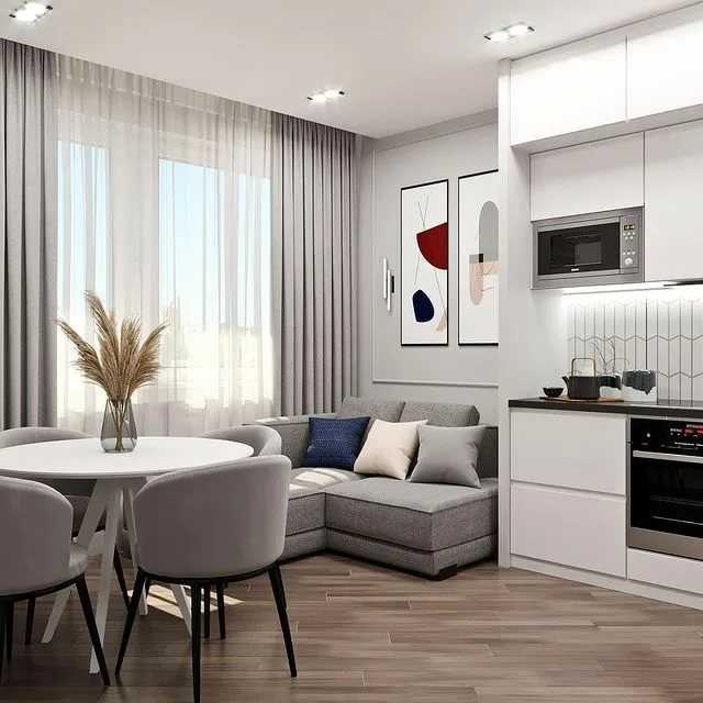 Дизайн кухни-гостиной 19 кв. м: как сделать красиво и удобно