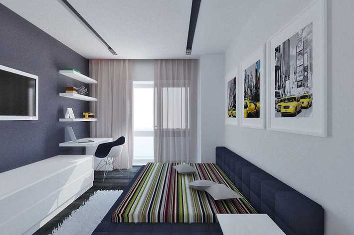 Дизайн спальни 14 кв м в светлых тонах: расстановка мебели и обустройство
 - 35 фото