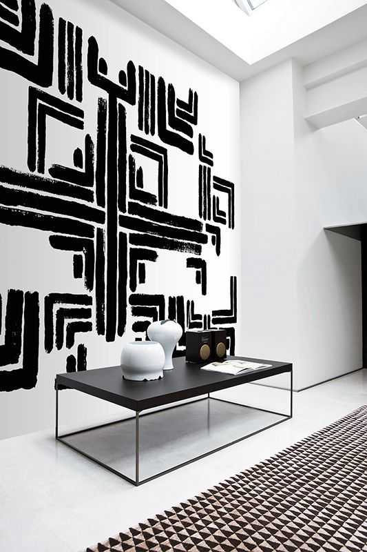 Черно белый интерьер — фото идеи оформления дизайна в черно-белых тонах