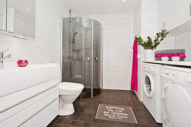 Ванная в скандинавском стиле: идеи дизайна и украшения интерьера ванной комнаты (фото обзор практичных решений)