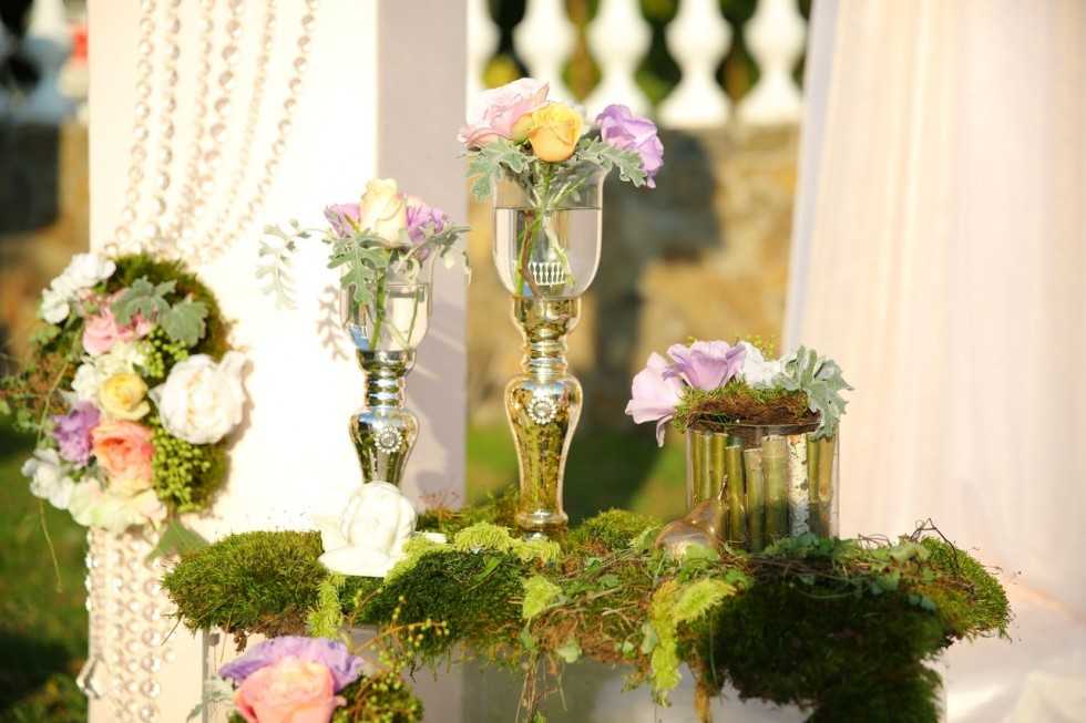 Свадебный декор: 80 фото лучших сочетаний и украшений на свадьбу