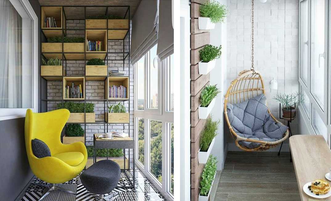 Трендовые идеи дизайна балкона и лоджии в стиле лофт