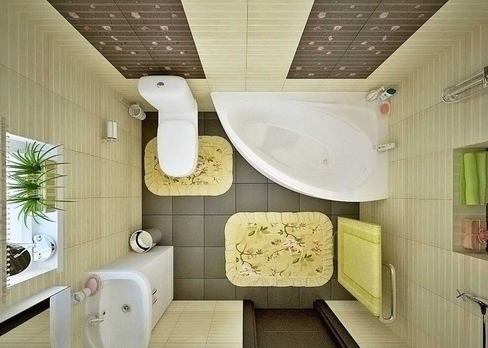 Фото интерьеров совмещенной с туалетом ванной комнаты