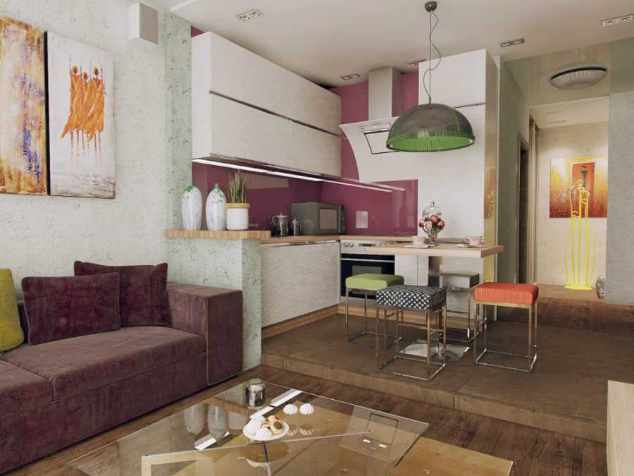 Дизайн кухни-гостиной 17 кв м (реальные фото): 20 удачных примеров зонирования