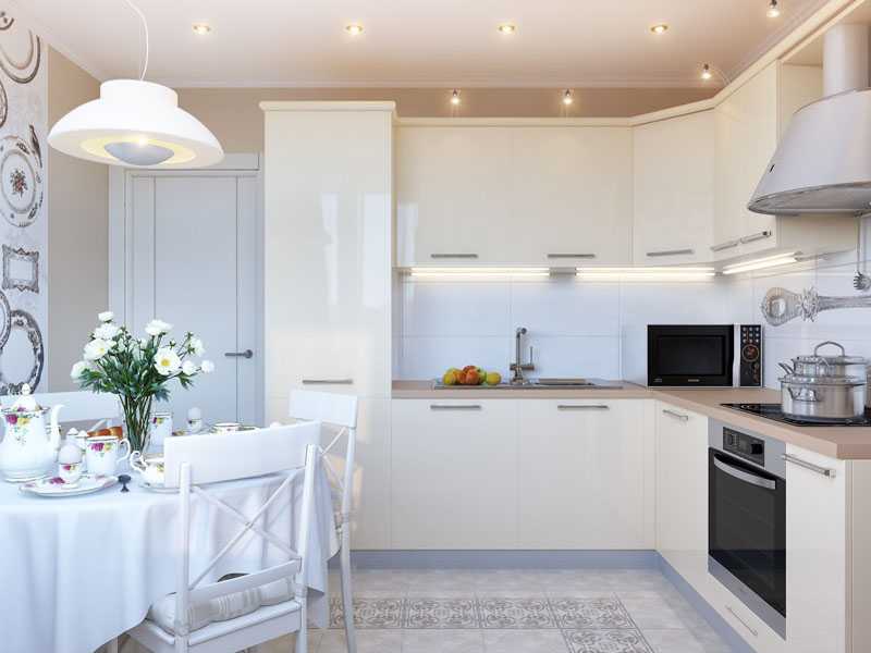 ⭐ Дизайн кухни белого цвета ❤ фото лучших дизайнов интерьера в белой кухне. Сочетания для оформления кухни черно-белого, бело-красного и бело-зеленого цветов.
