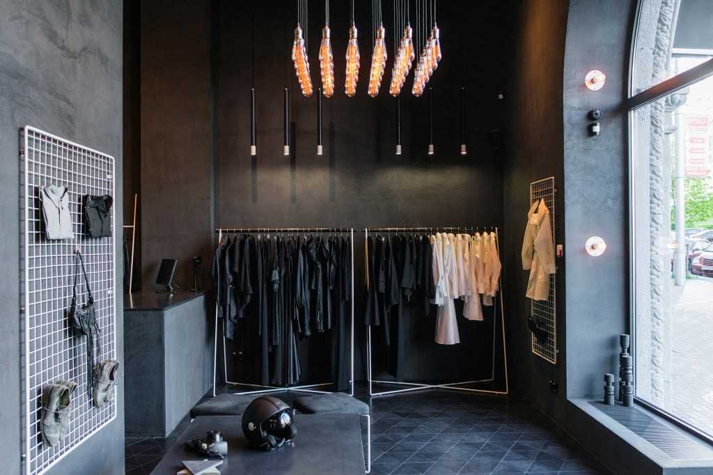 Дизайн магазина одежды: фото