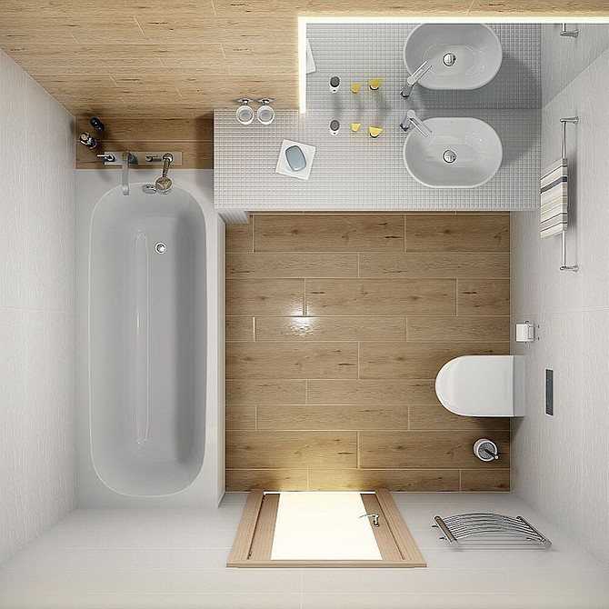 Нюансы дизайна ванной комнаты на 3 кв. м